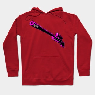 Punchado Sniper Rifle Blank Text, v. Code Fusha Hoodie